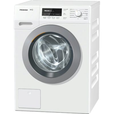 Miele WKB130 A+++ 8kg 1600 Spin Washing Machine in White  with Chrome Door